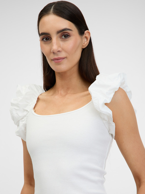 Orsay Krem ženska majica s kratkimi rokavi ORSAY