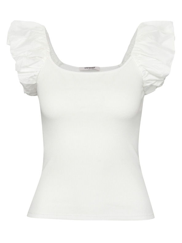 Orsay Krem ženska majica s kratkimi rokavi ORSAY