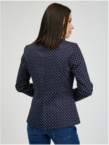 Orsay Temno moder ženski pikčast suknjič ORSAY