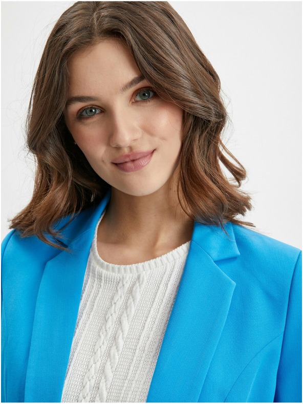 Orsay Modro žensko krajšano sako ORSAY