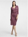 Orsay Vijolična ženska vzorčasta obleka ORSAY