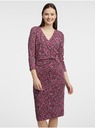 Orsay Vijolična ženska vzorčasta obleka ORSAY