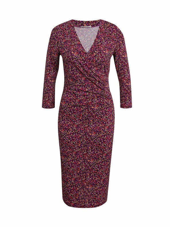 Orsay Vijolična ženska vzorčasta obleka ORSAY