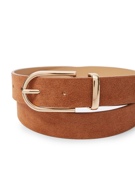 Orsay Rjav ženski pas v semiš izvedbi ORSAY