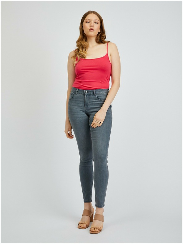 Orsay Set dveh ženskih majic brez rokavov v temno rožnati ORSAY