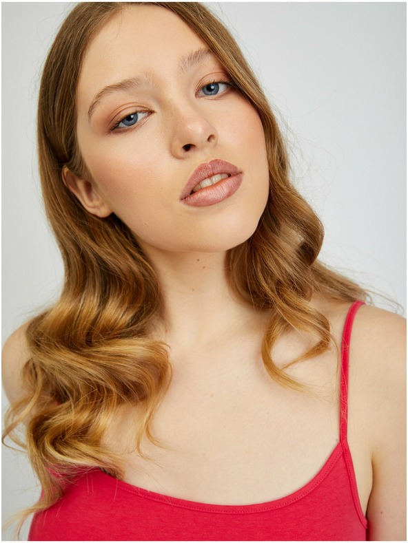 Orsay Set dveh ženskih majic brez rokavov v temno rožnati ORSAY