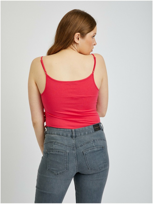 Orsay Set dveh ženskih majic brez rokavov v temno rožnati ORSAY