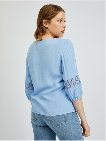 Orsay Svetlo modra ženska bluza ORSAY
