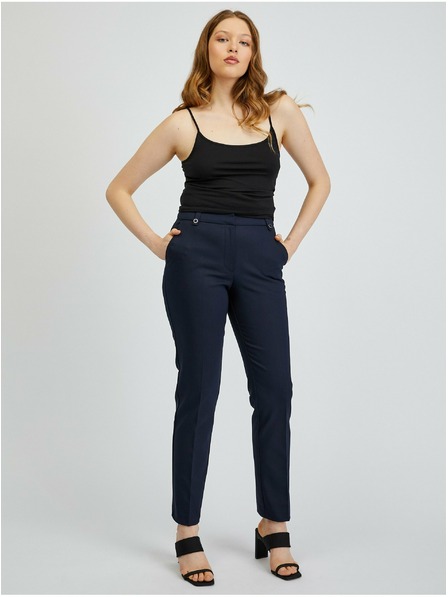 Orsay Temno modre ženske hlače ORSAY