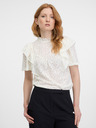 Orsay Bela ženska čipkasta bluza ORSAY