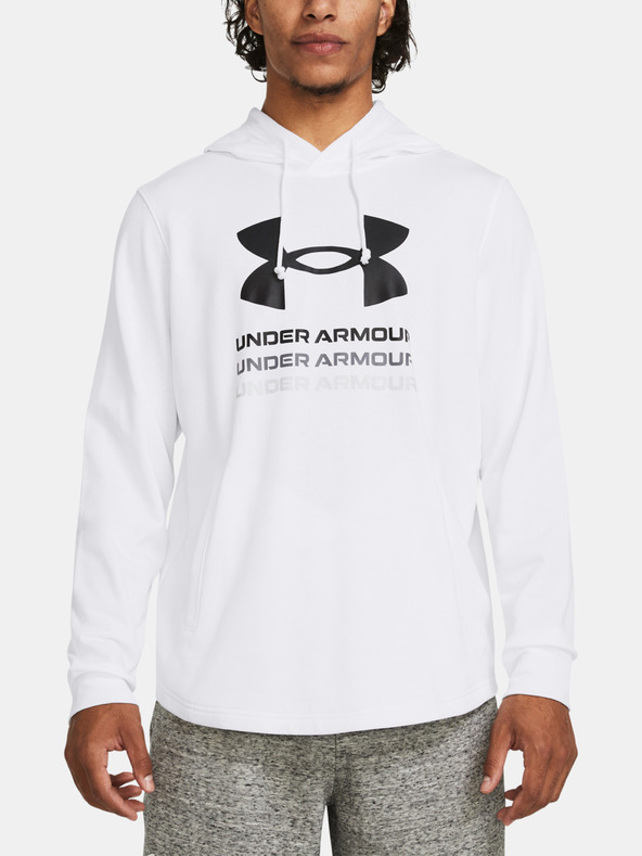 Under Armour Moški pulover Under Armour UA Rival Terry Graphic Hood