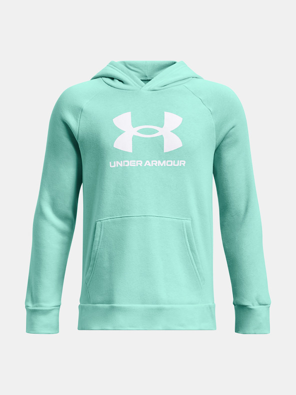 Under Armour Deški pulover Under Armour UA Rival Fleece BL Hoodie-BLK