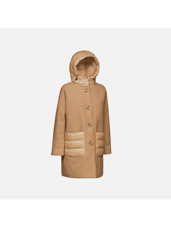 Geox Rjav Geox Calithe ženski plašč