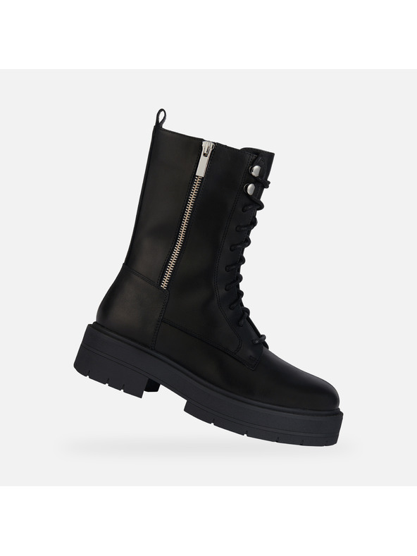 Geox Črni ženski gležnarji Geox Spherica EC7