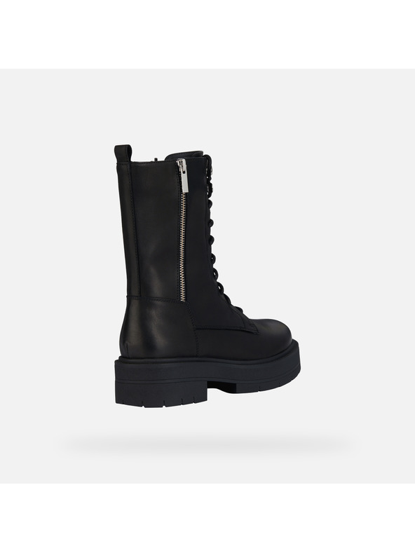 Geox Črni ženski gležnarji Geox Spherica EC7