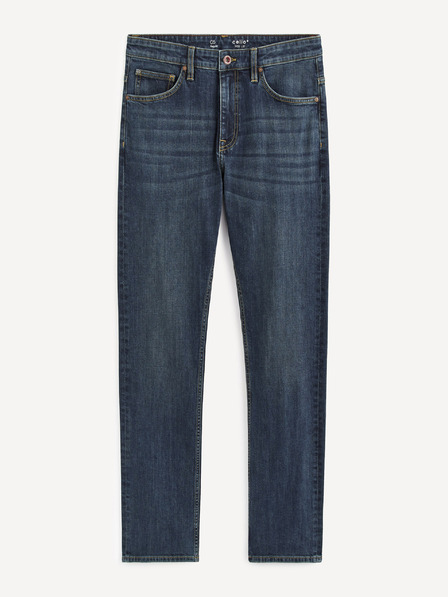 Celio Temno modre moške kavbojke ravnega kroja Celio