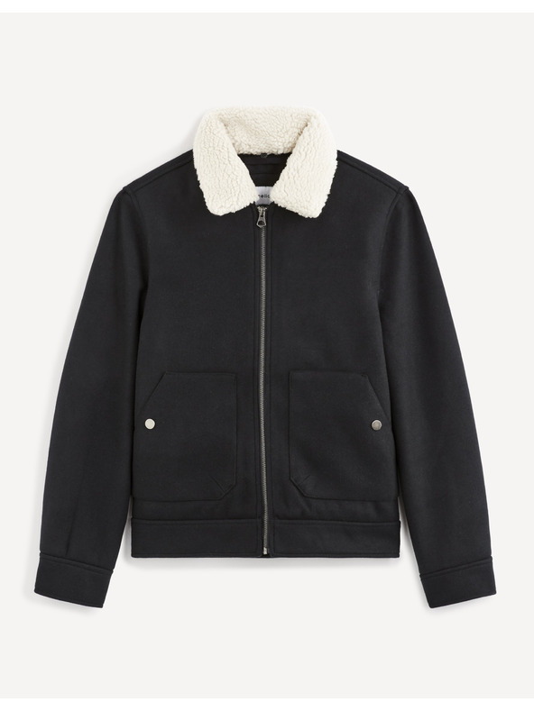 Celio Temno modra jakna Celio Vujackwoo2