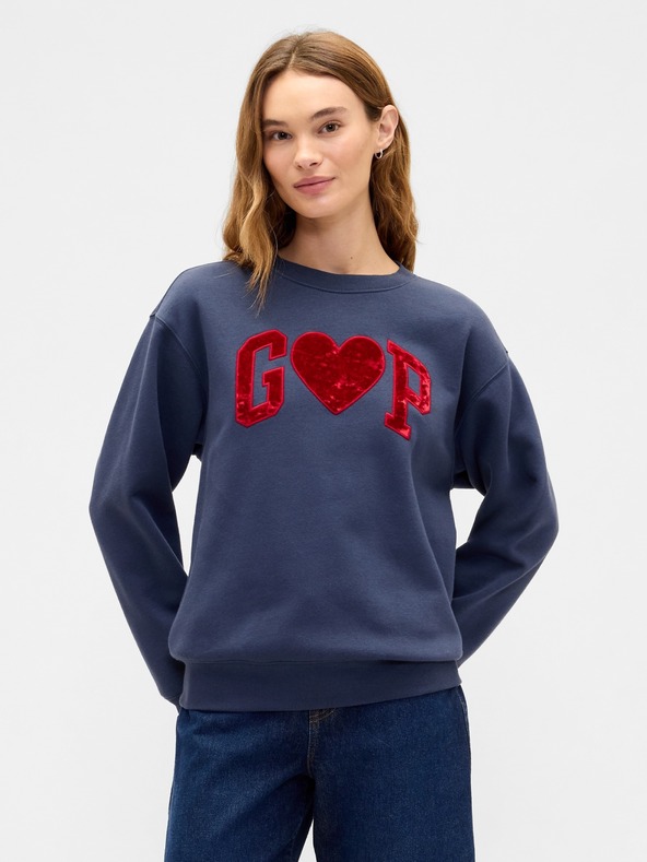 GAP Oversize pulover z logotipom GAP