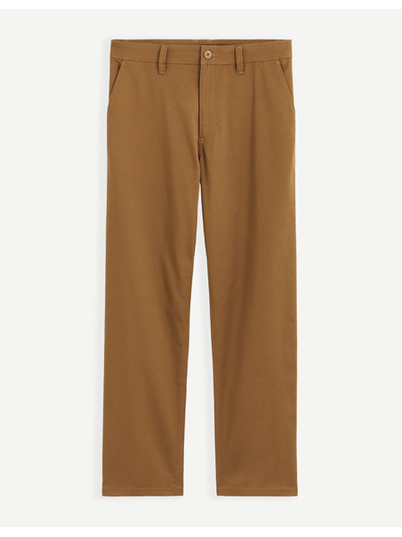 Celio Rjave hlače chino Celio Coloose1