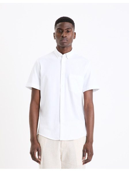 Celio Bela moška majica s kratkimi rokavi Celio Barik