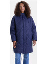 Orsay Tmavemodrý dámsky prešívaný kabát ORSAY