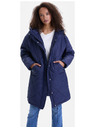 Orsay Tmavemodrý dámsky prešívaný kabát ORSAY