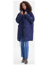 Orsay Tmavemodrý dámsky prešívaný kabát ORSAY