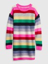 GAP Detské pruhované šaty GAP
