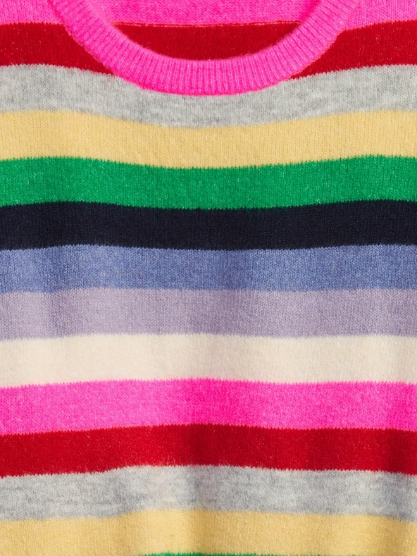 GAP Otroški prugasti pulover GAP