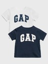 GAP Otroške majice GAP logo, 2 kosa
