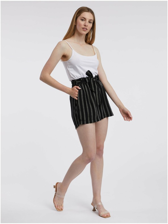 Orsay Črne ženske kratke hlače  ORSAY