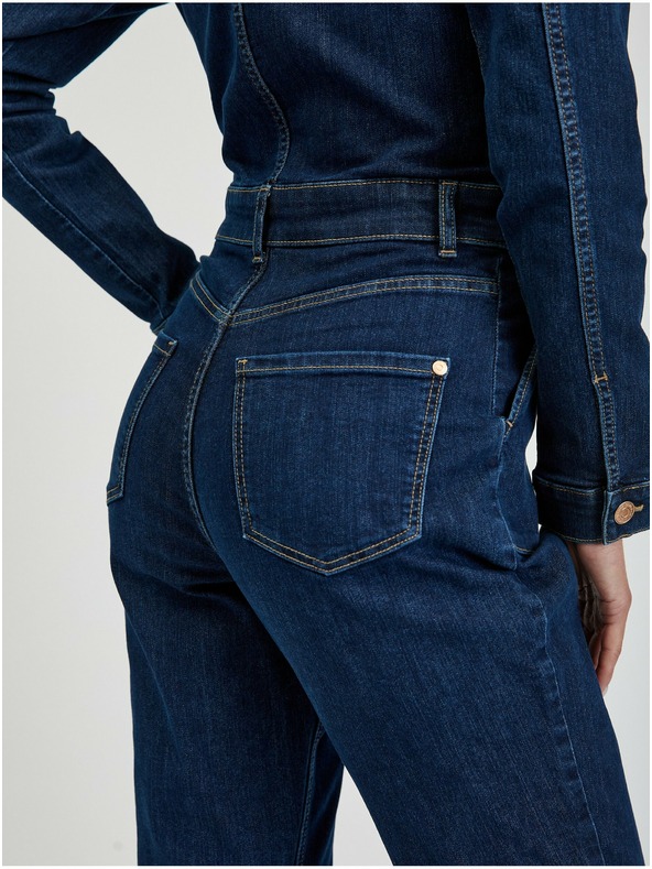 Orsay Temno moder ženski denim kombinezon ORSAY