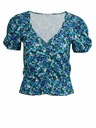 Orsay Modra ženska cvetlična majica ORSAY