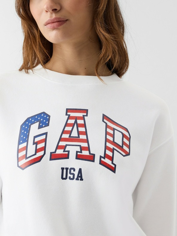GAP Oversize pulover z logotipom GAP