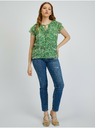 Orsay Zelena ženska vzorčasta bluza ORSAY