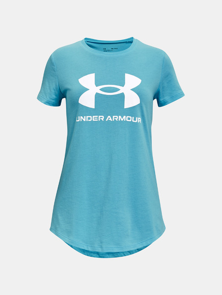 Under Armour Dekliška majica Under Armour UA SPORTSTYLE LOGO SS-BLU