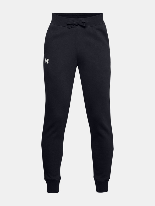 Under Armour Deške spodnji del trenirke Under Armour UA RIVAL COTTON PANTS-BLK