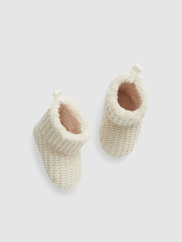 GAP Baby toplo obložene copatke sherpa GAP