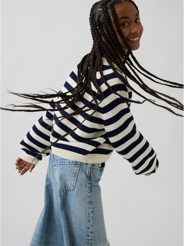 GAP Otroški pleteni pulover GAP