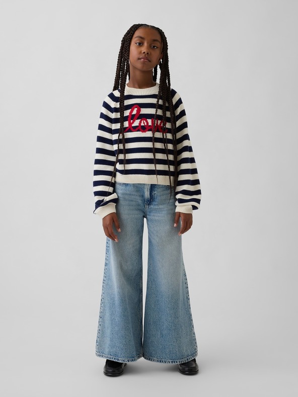 GAP Otroški pleteni pulover GAP