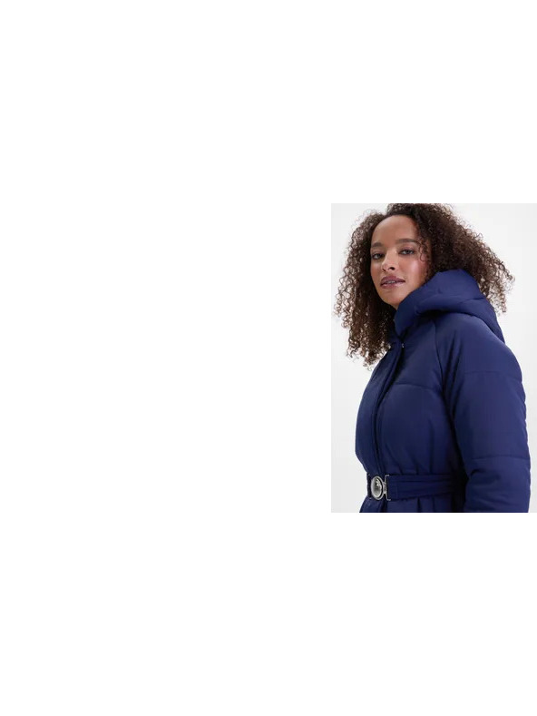 Orsay Tmavemodrý dámsky prešívaný kabát ORSAY