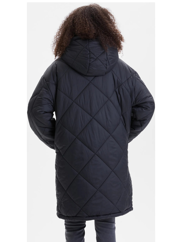 Orsay Črni ženski prešiti plašč ORSAY