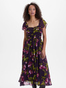 Orsay Vijolične ženske midi obleke s cvetličnim vzorcem ORSAY