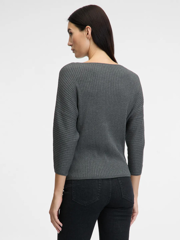 Orsay Temno siv ženski pulover ORSAY