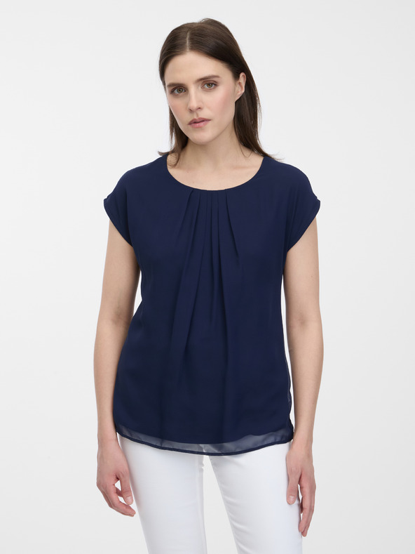 Orsay Temno modra ženska bluza ORSAY
