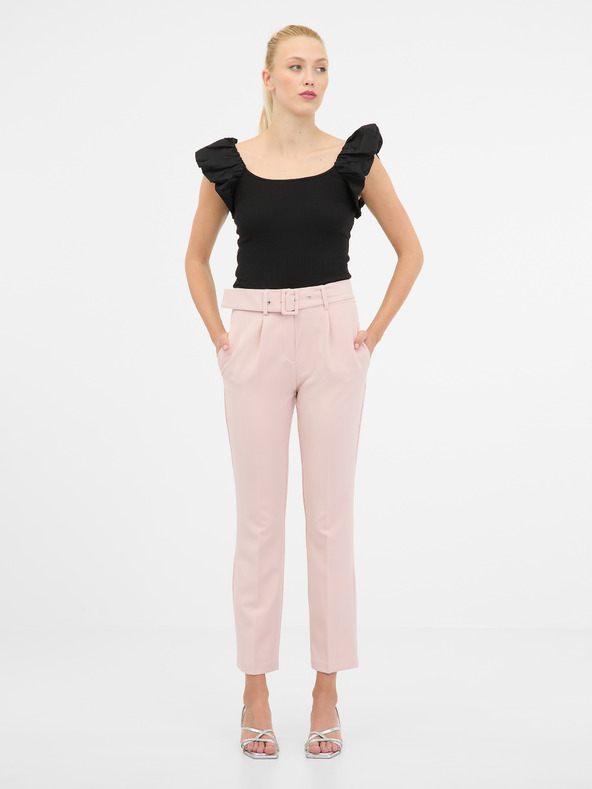 Orsay Črna ženska majica s kratkimi rokavi ORSAY