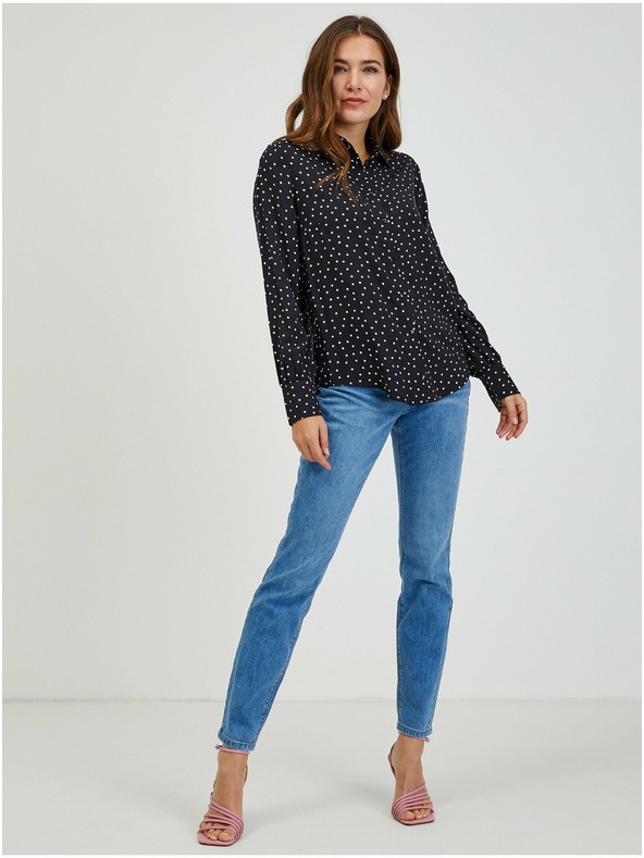 Orsay Črna ženska pike srajca ORSAY