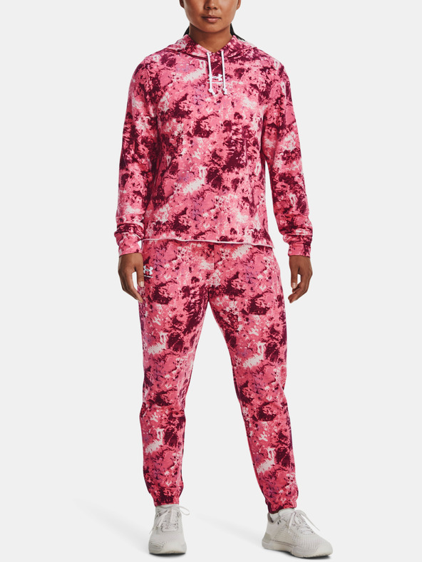 Under Armour Ženski pulover Under Armour Rival Terry Print Hoodie