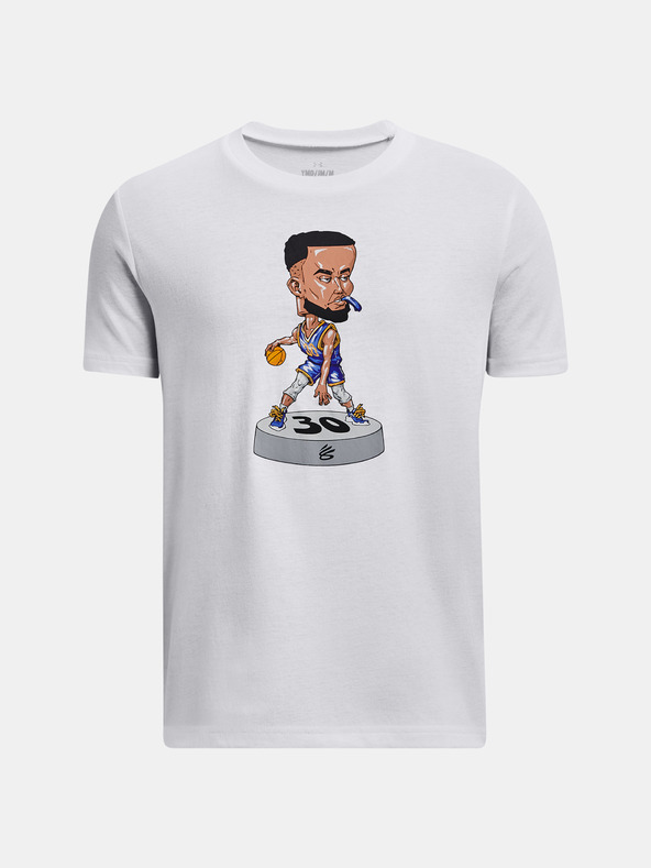 Under Armour Deška majica Under Armour UA CURRY BOBBLEHEAD SS-WHT