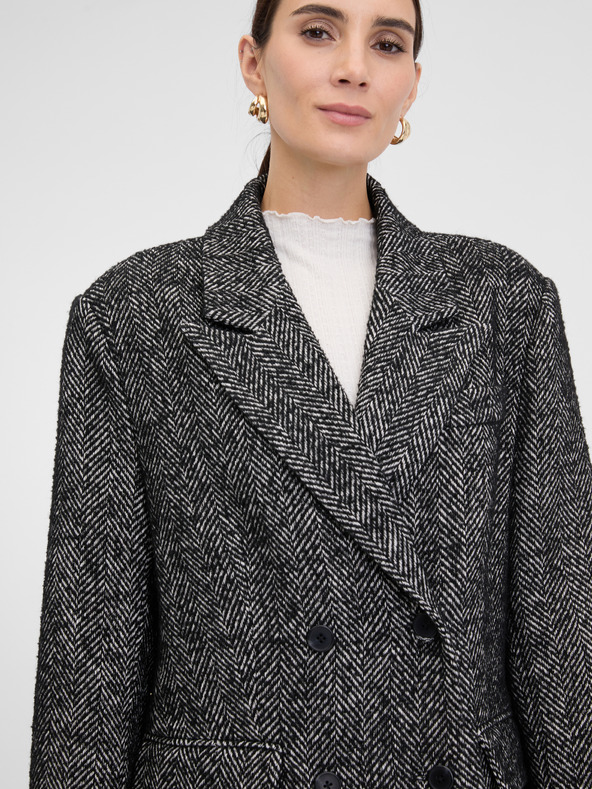 Orsay Temno siv ženski kratek plašč ORSAY